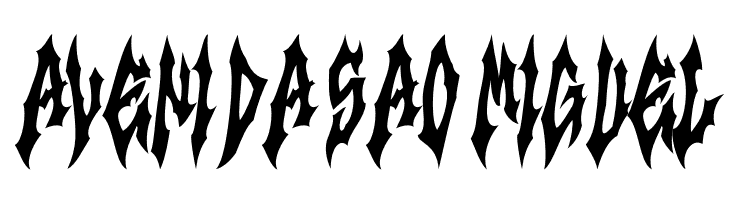 Archaz Negras PERSONAL USE Regular  Free Fonts Download