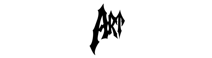 Archaz Negras PERSONAL USE Regular  Free Fonts Download