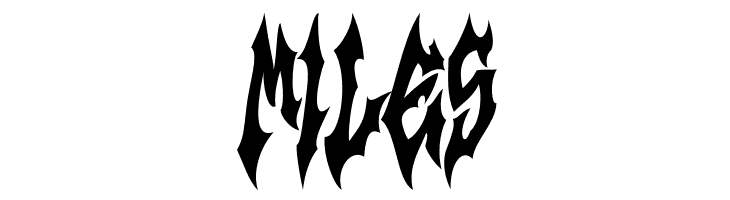 Archaz Negras PERSONAL USE Regular  Free Fonts Download