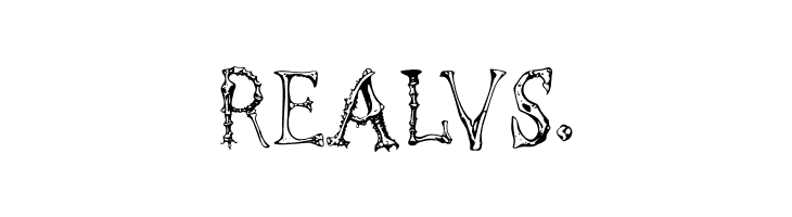 Gnarly Skeleton PERSONAL USE Regular  Free Fonts Download
