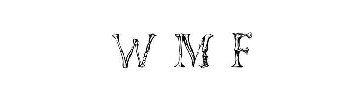 Gnarly Skeleton PERSONAL USE Regular  Free Fonts Download