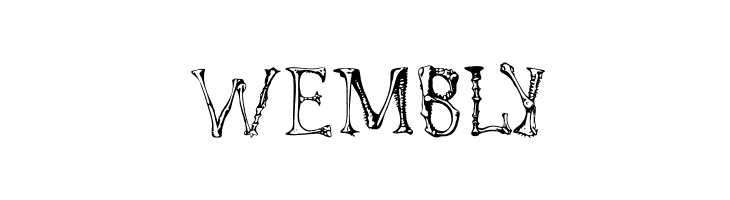 Gnarly Skeleton PERSONAL USE Regular  Free Fonts Download