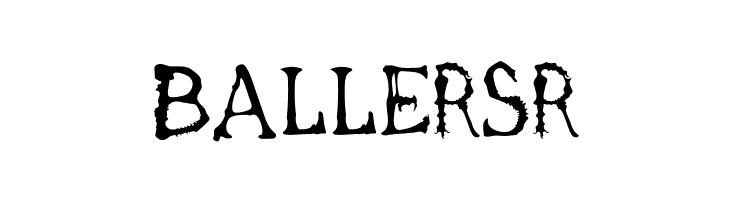 Gnarly Skeleton Black PERSONAL Regular  Free Fonts Download