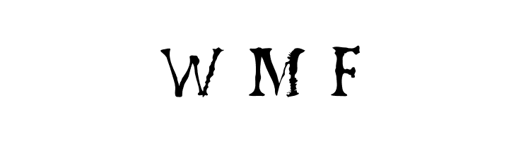 Gnarly Skeleton Black PERSONAL Regular  Free Fonts Download