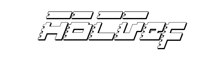 Roid Rage Shadow Italic  Free Fonts Download