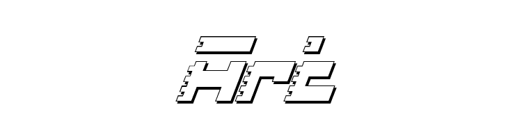 Roid Rage Shadow Italic  Free Fonts Download