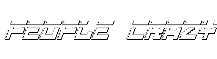 Roid Rage Shadow Italic  Free Fonts Download