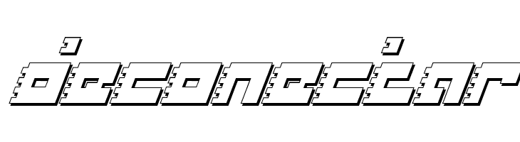 Roid Rage Shadow Italic  Free Fonts Download