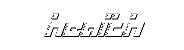 Roid Rage Shadow Italic  Free Fonts Download