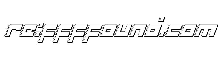 Roid Rage Shadow Italic  Free Fonts Download