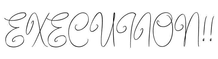 Bundey Script PERSONAL USE Regular  Free Fonts Download