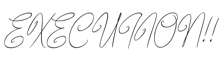 Bundey Script PERSONAL USE Italic  Free Fonts Download