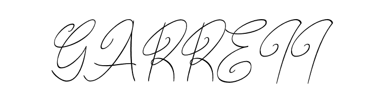 Bundey Script PERSONAL USE Italic  Free Fonts Download
