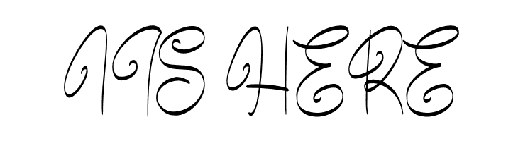 Bundey Script PERSONAL USE Bold  Free Fonts Download