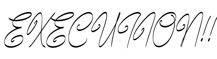 Bundey Script PERSONAL USE Bold Italic  Free Fonts Download