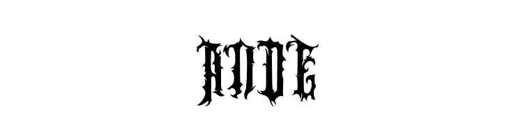 Horror Korpus Clean PERSONAL Regular  Free Fonts Download