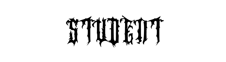 Horror Korpus Clean PERSONAL Regular  Free Fonts Download