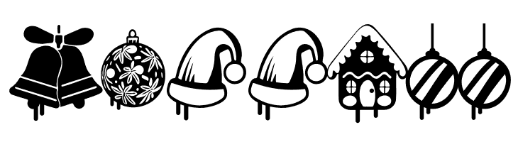 Christmas Cypher Icon PERSONAL Regular  Free Fonts Download