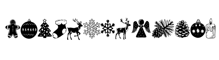 Last Christmas Symbols PERSONA Regular  Free Fonts Download