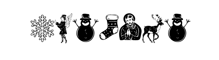 Last Christmas Symbols PERSONA Regular  Free Fonts Download