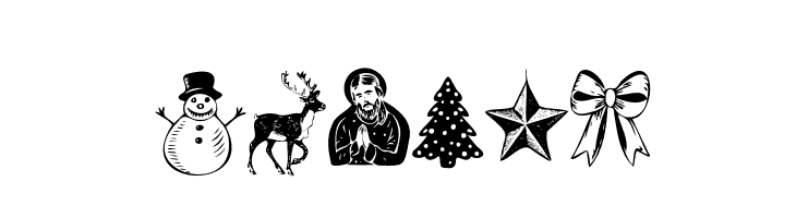 Last Christmas Symbols PERSONA Regular  Free Fonts Download