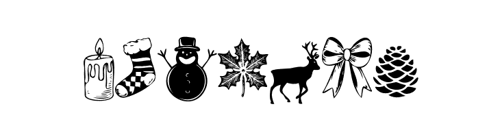 Last Christmas Symbols PERSONA Regular  Free Fonts Download