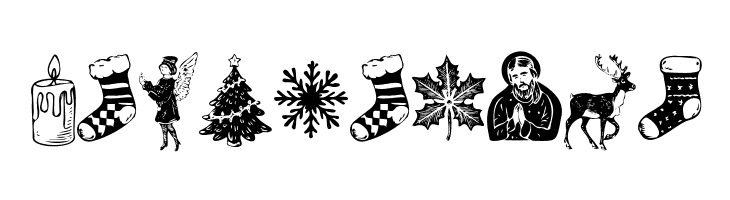 Last Christmas Symbols PERSONA Regular  Free Fonts Download