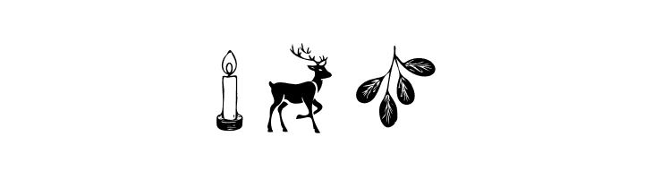 Last Christmas Symbols PERSONA Regular  Free Fonts Download