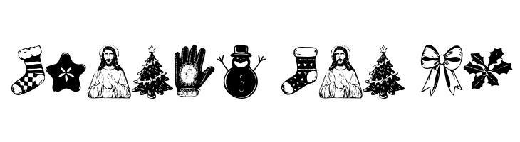 Last Christmas Symbols PERSONA Regular  Free Fonts Download