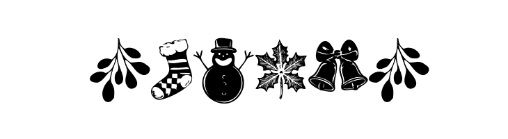 Last Christmas Symbols PERSONA Regular  Free Fonts Download