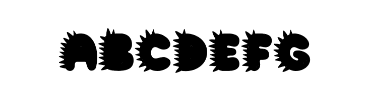 BubbleGum Dino Alphabet  Free Fonts Download