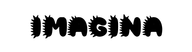 BubbleGum Dino Alphabet  Free Fonts Download