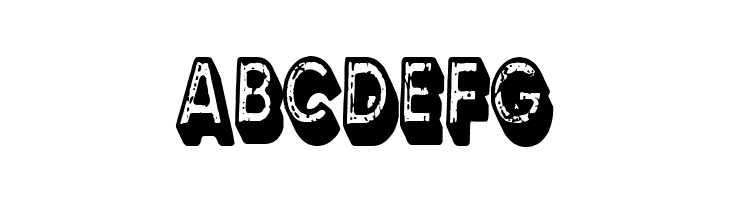 3D Grunge Studio  Free Fonts Download