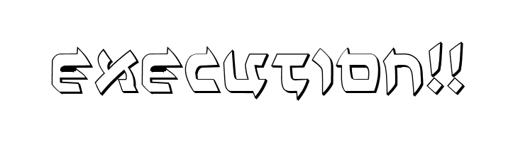 Ben-Zion 3D  Free Fonts Download