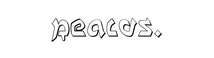 Ben-Zion 3D  Free Fonts Download