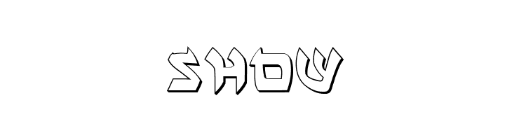 Ben-Zion 3D  Free Fonts Download