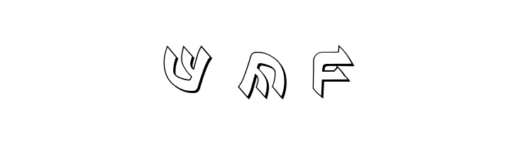 Ben-Zion 3D  Free Fonts Download