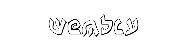 Ben-Zion 3D  Free Fonts Download