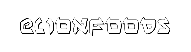 Ben-Zion 3D  Free Fonts Download