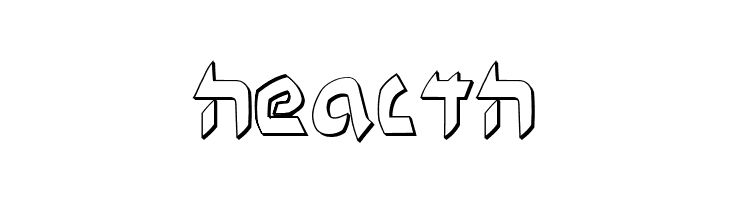 Ben-Zion 3D  Free Fonts Download