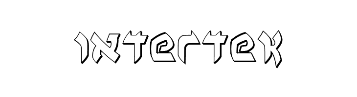 Ben-Zion 3D  Free Fonts Download