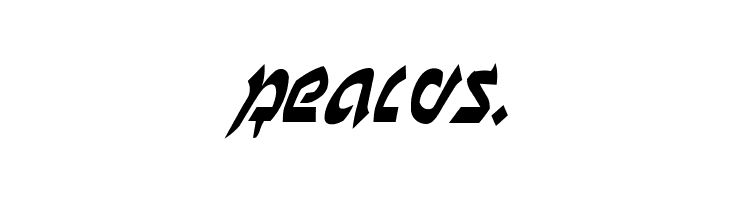 Ben-Zion Condensed Italic  Free Fonts Download