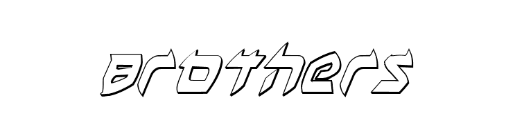 Ben-Zion 3D Italic  Free Fonts Download