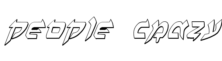 Ben-Zion 3D Italic  Free Fonts Download