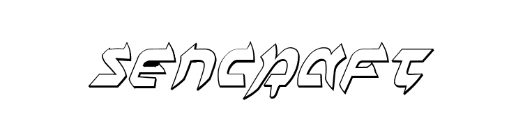 Ben-Zion 3D Italic  Free Fonts Download