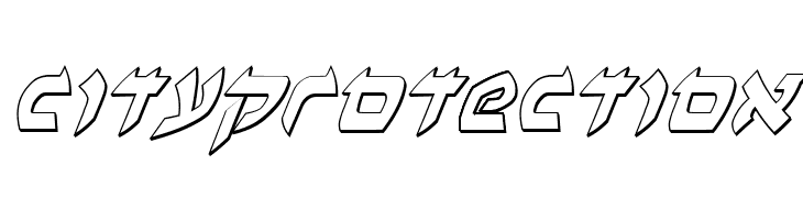 Ben-Zion 3D Italic  Free Fonts Download