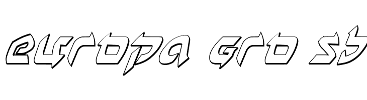 Ben-Zion 3D Italic  Free Fonts Download