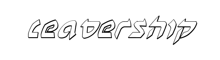 Ben-Zion 3D Italic  Free Fonts Download