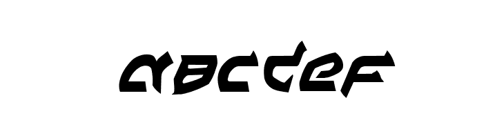 Ben-Zion Expanded Italic  Free Fonts Download