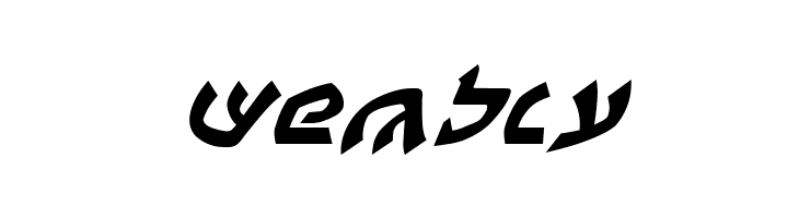 Ben-Zion Expanded Italic  Free Fonts Download